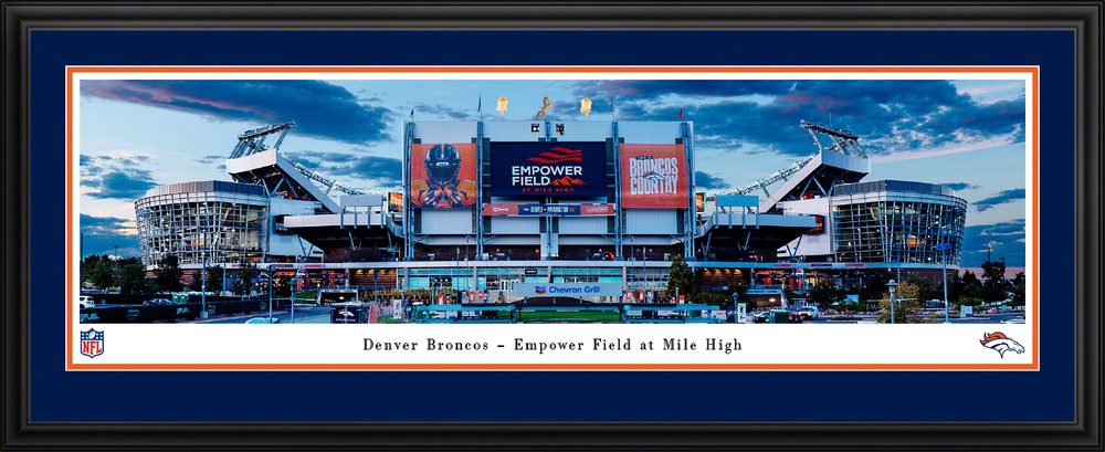 Denver broncos nfl fan cave decor