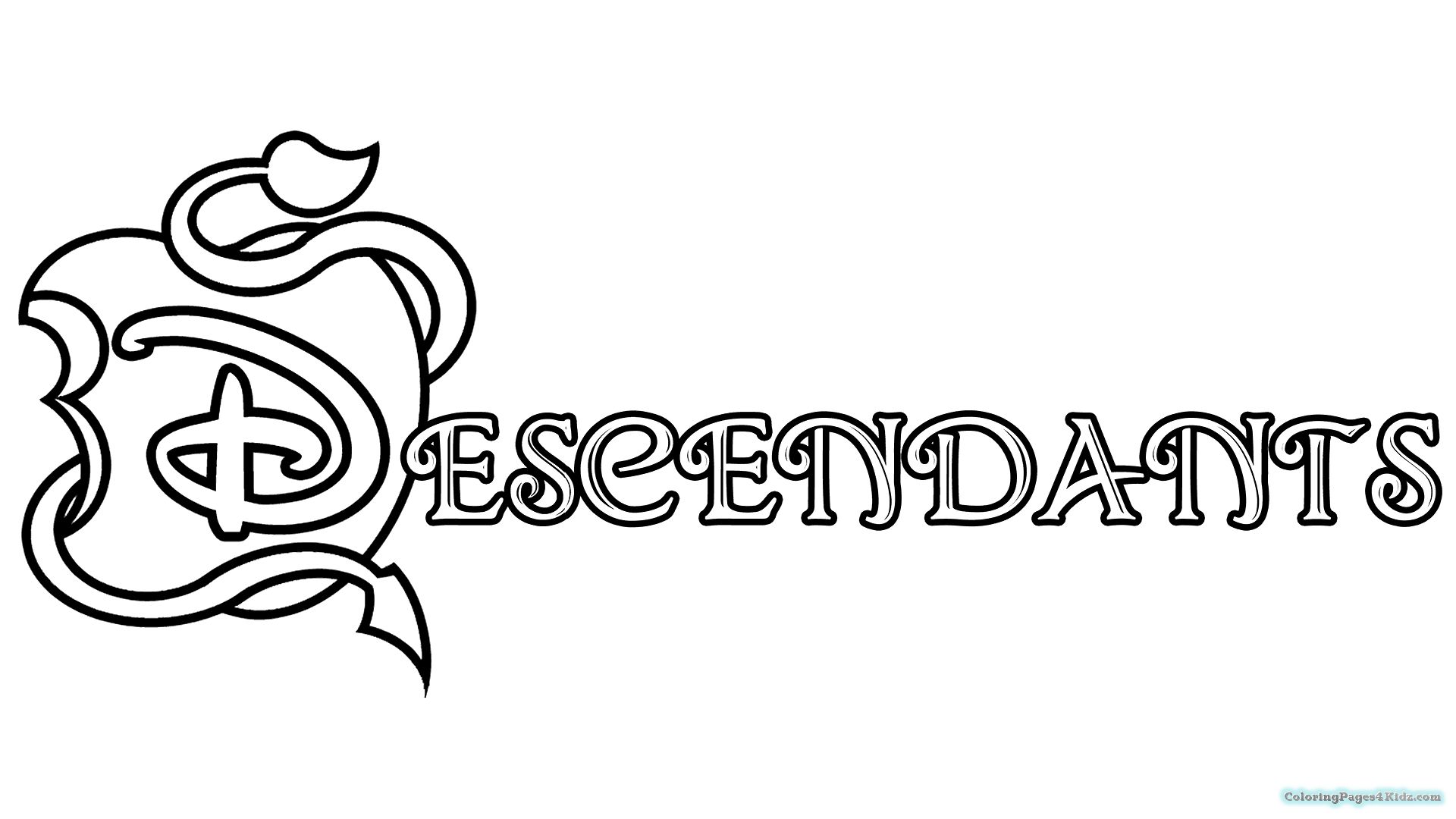 Descendants coloring pages descendants coloring pages free printable coloring pages