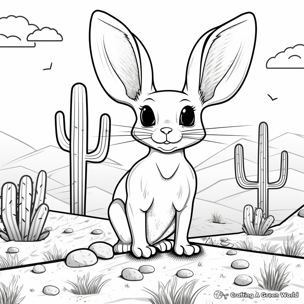 Desert animals coloring pages