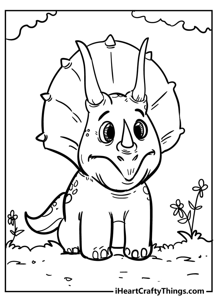 Dinosaur coloring pages