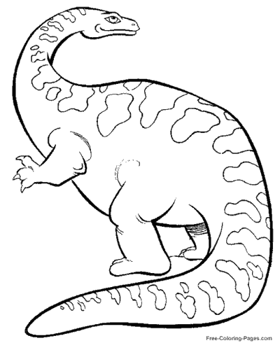 Dinosaur coloring pages