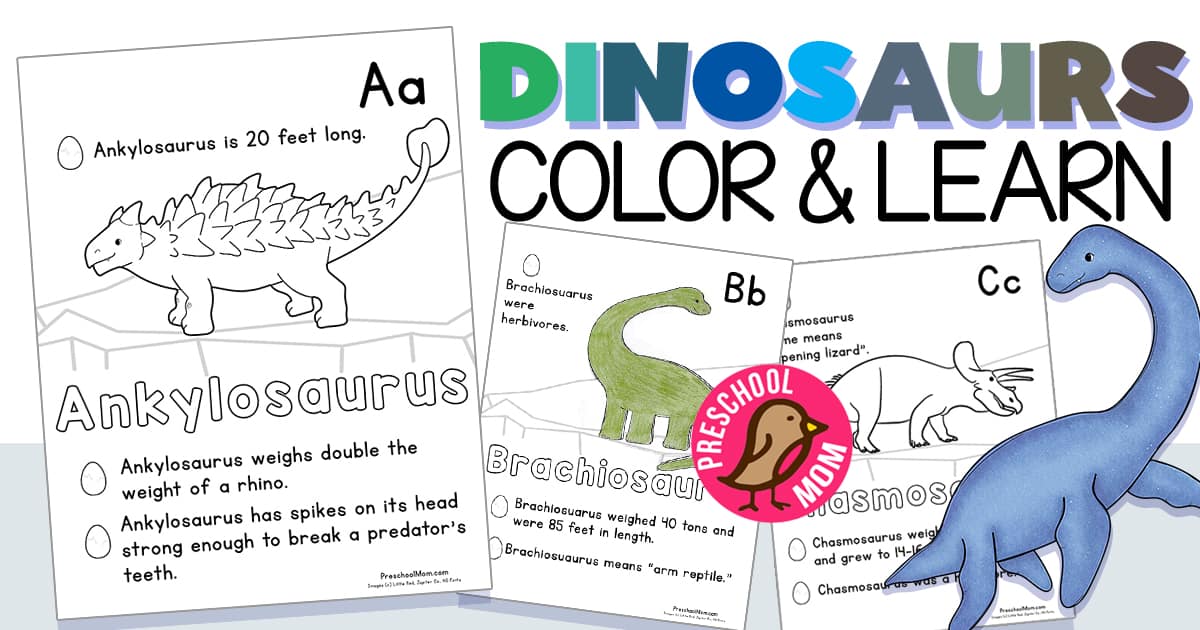 Dinosaur coloring pages