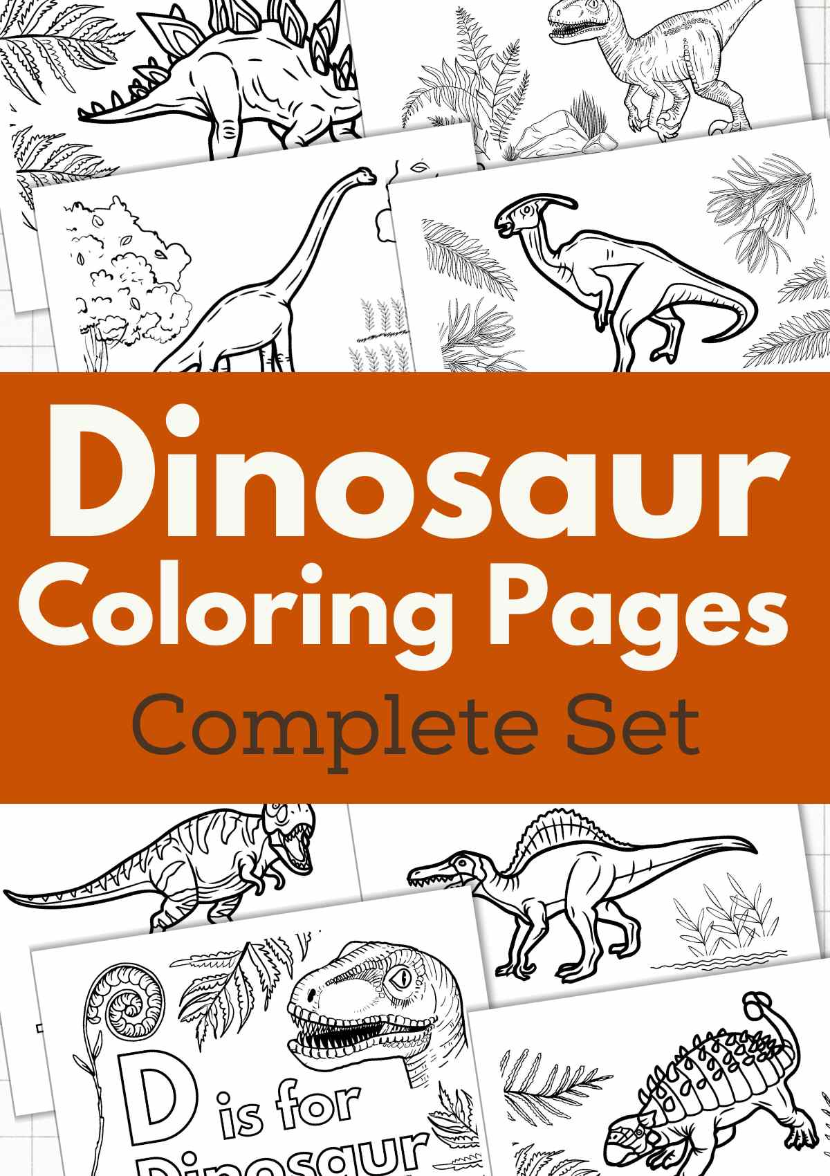 Dinosaur coloring pages