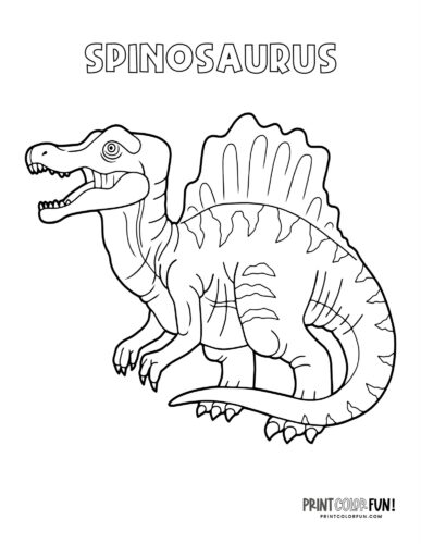 Dinosaur clipart coloring pages offer some prehistoric fun at