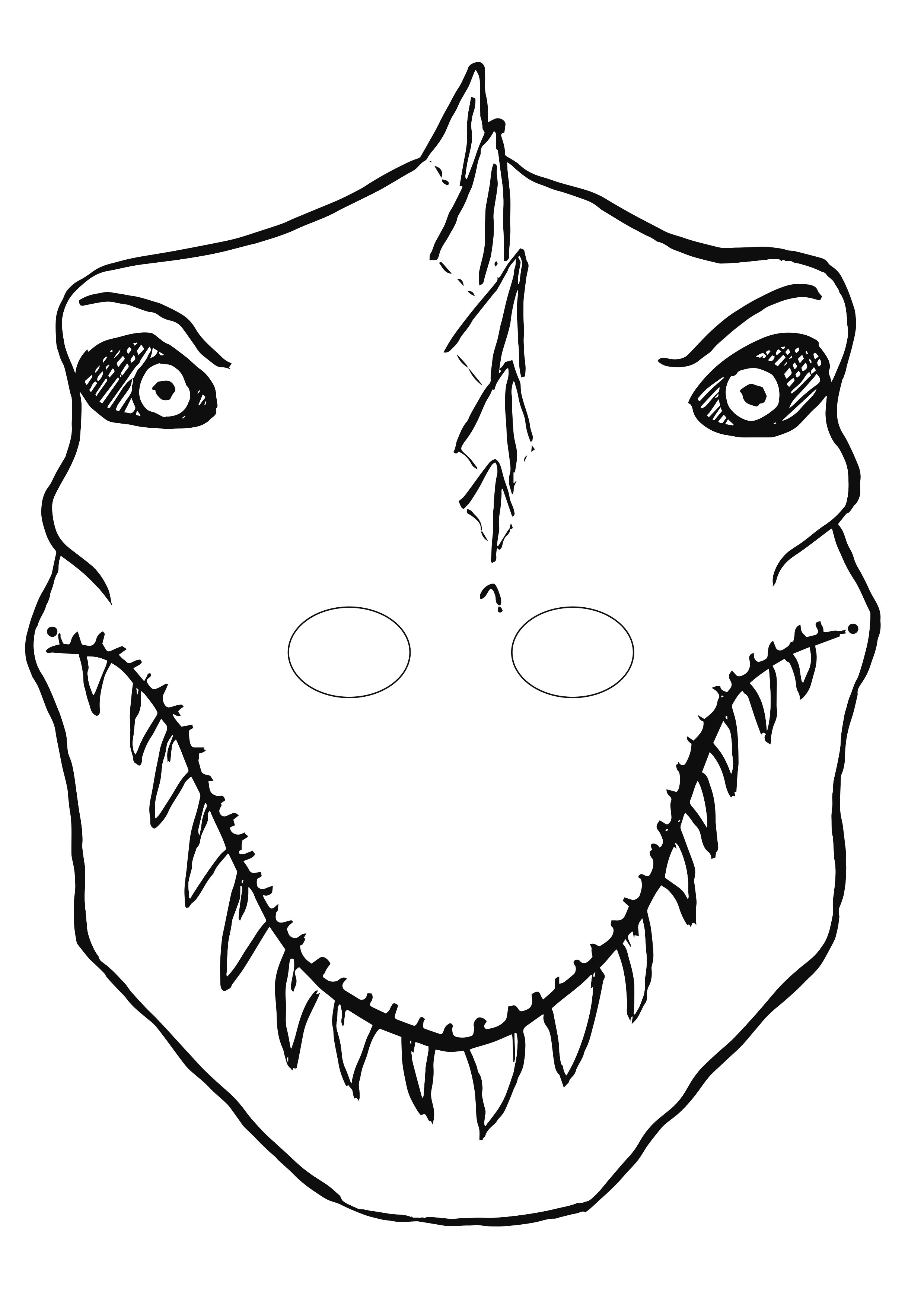 Dinosaur mask