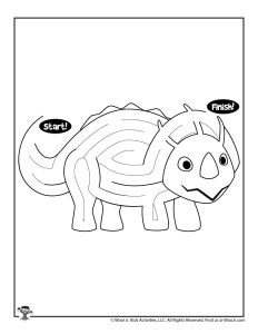 Printable dinosaur mazes for kids woo jr kids activities childrens publishing