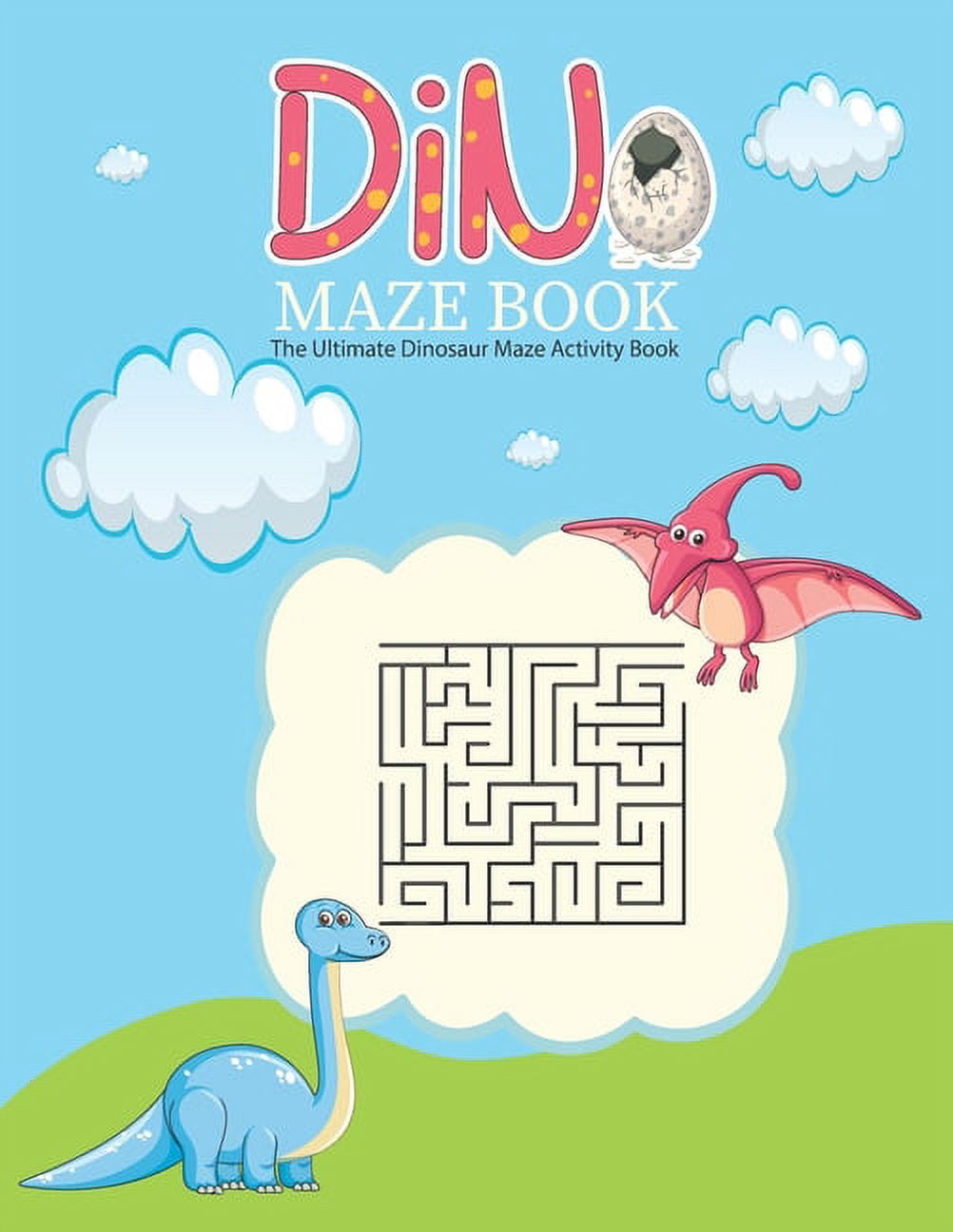 Dino maze activity book the ultimate dinosaur maze activity book paperback