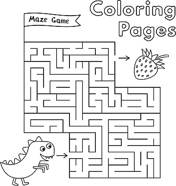 Dinosaur maze png vector psd and clipart with transparent background for free download