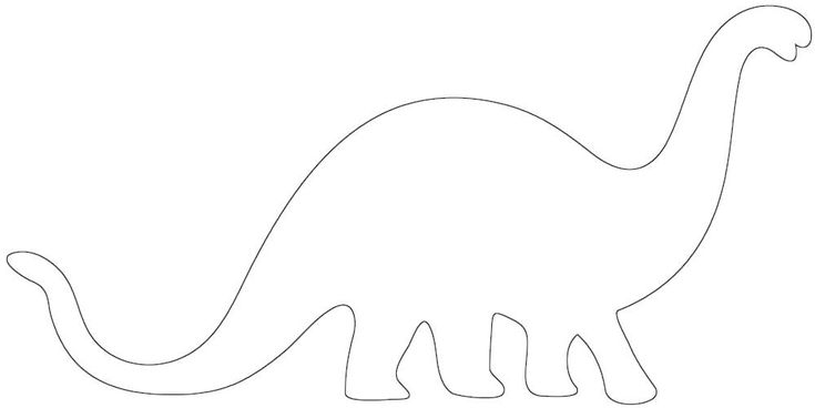 Insanosaurus dinosaur outline