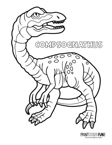 Dinosaur clipart coloring pages offer some prehistoric fun at