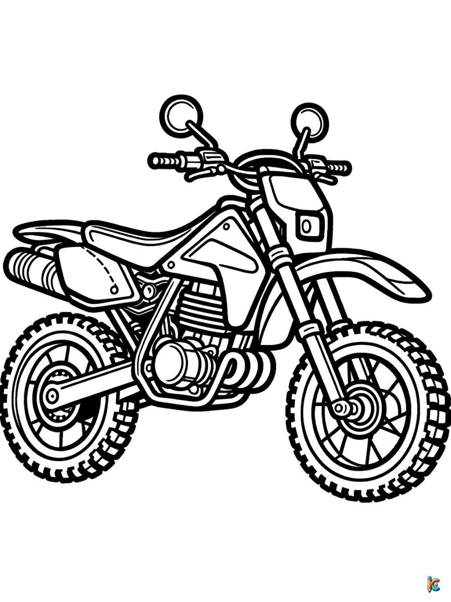 Motorcycle coloring pages â