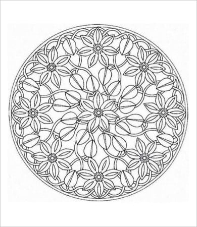 Free printable adult coloring page