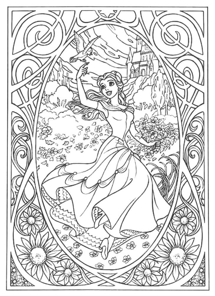 Printable coloring pages disney adult coloring books free adult coloring pages disney princess coloring pages