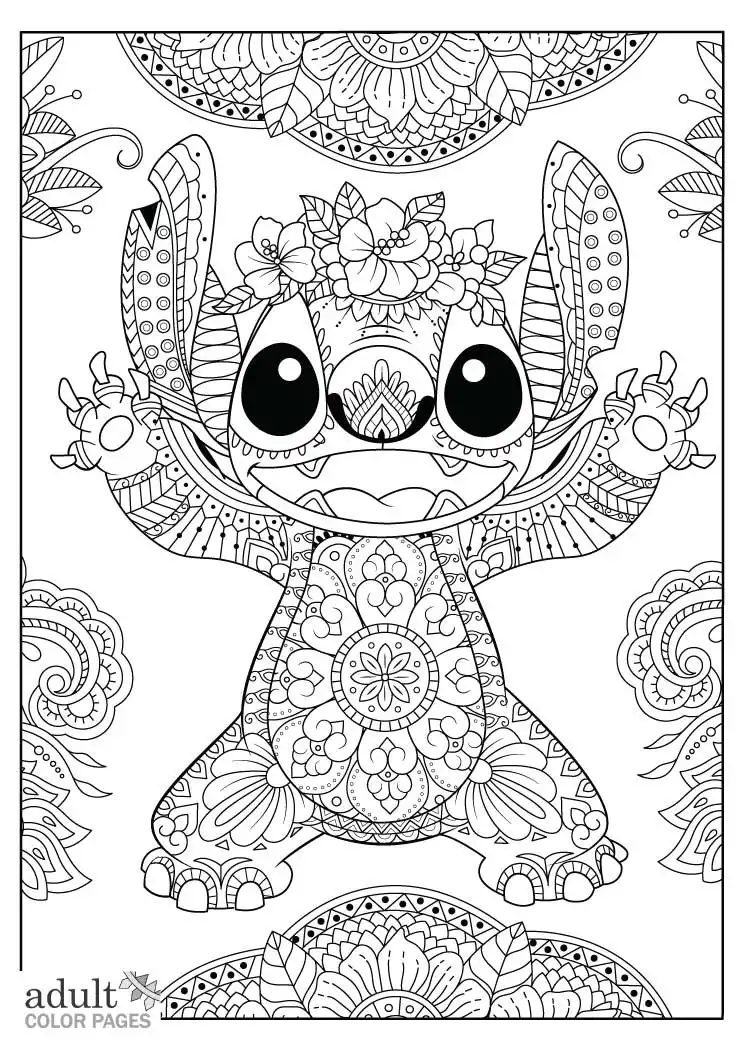 Disney coloring pages for adults