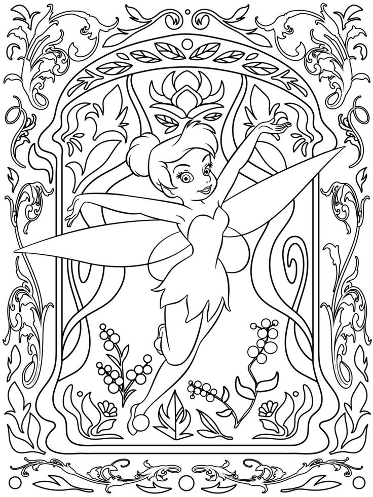 Disney coloring pages for adults