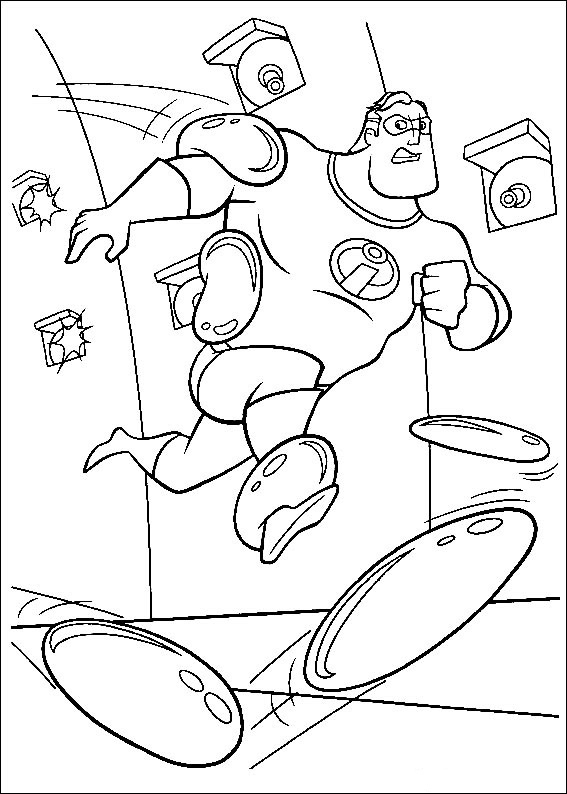 Coloring pages disney the incredibles coloring pages for adults