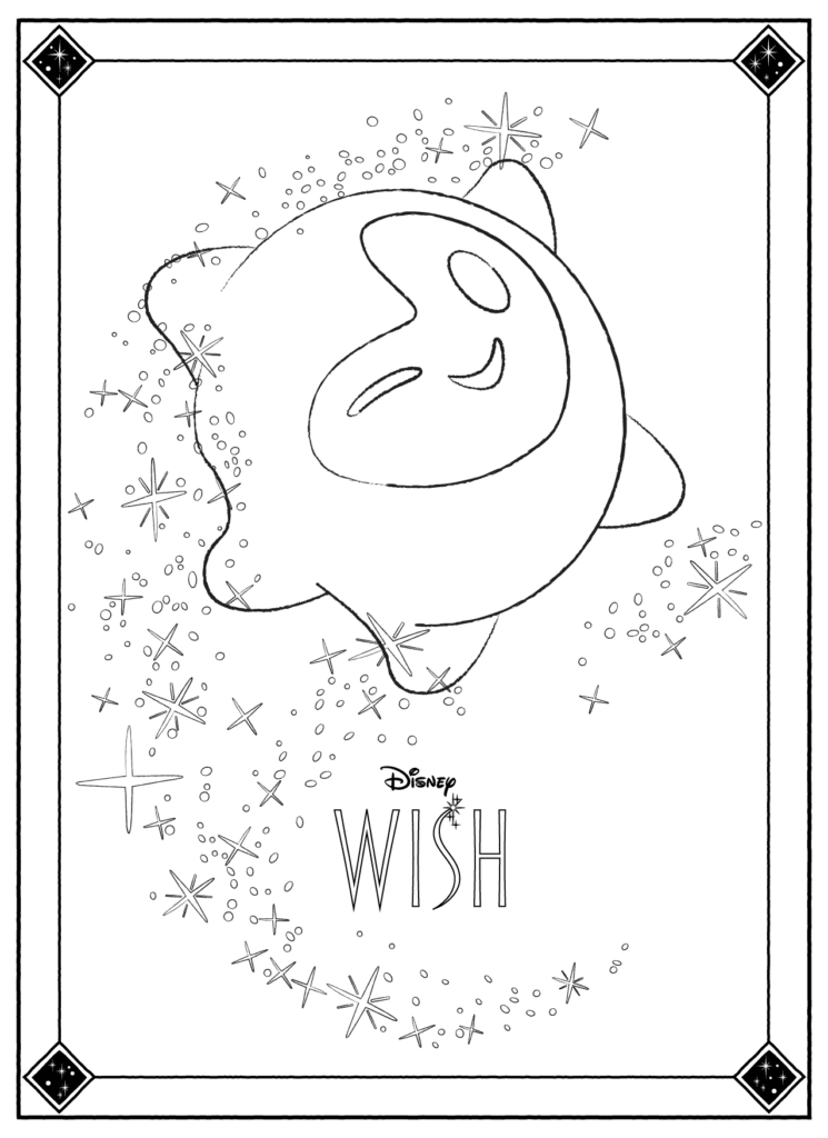 Wish printable disney coloring pages