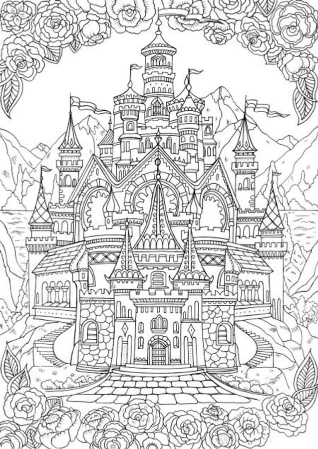 Disney coloring pages for adults