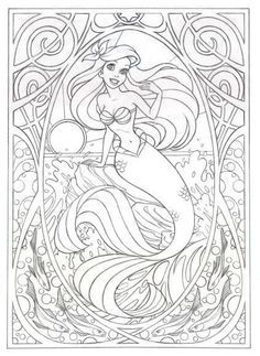 Rahadmolla i will draw line art coloring book page for children for on fiverr mermaid coloring pages disney coloring pages disney adult coloring books