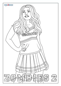 Free printable zombies coloring pages for kids