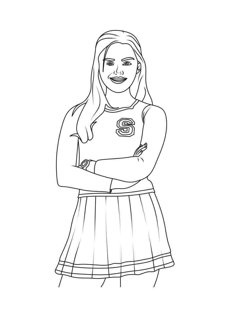 Disney zombies coloring pages