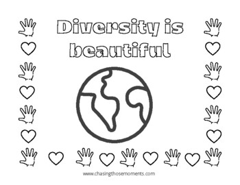 Diversity coloring sheet by chasing those moments tpt