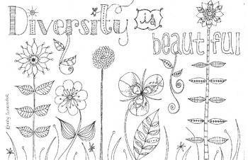 Diversity coloring pages tpt