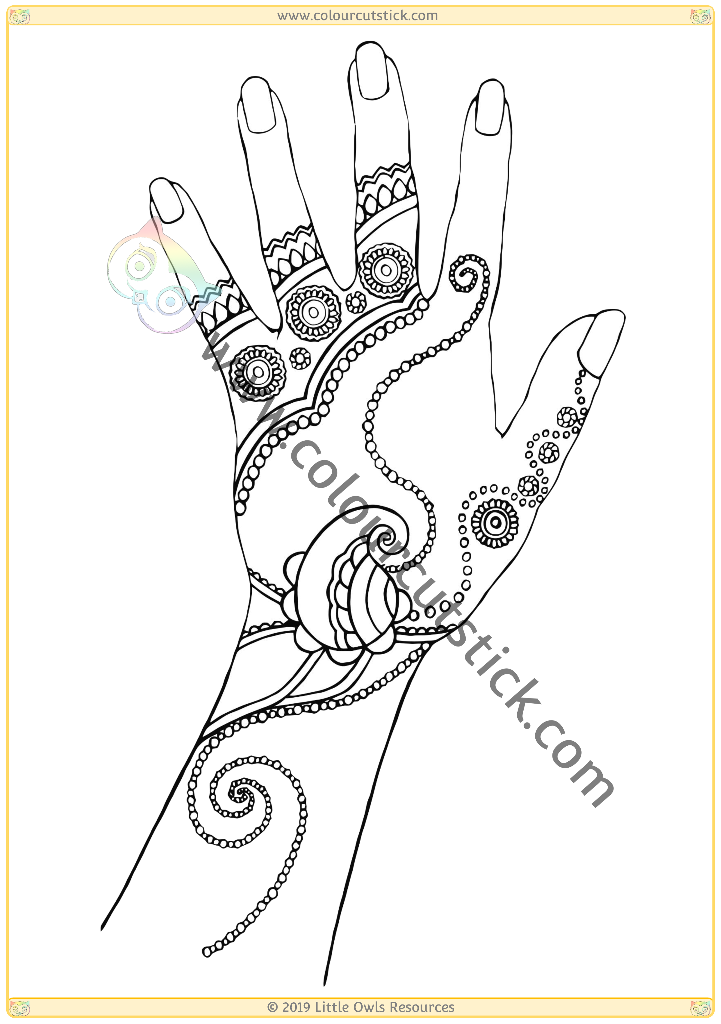 Free diwali colouringcoloring pages