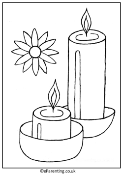 Diwali louring pages free printable pdfs