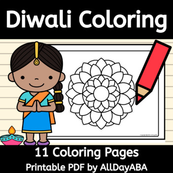 Diwali coloring pages