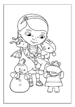 Unlock creativity printable doc mcstuffins coloring pages collection for kids