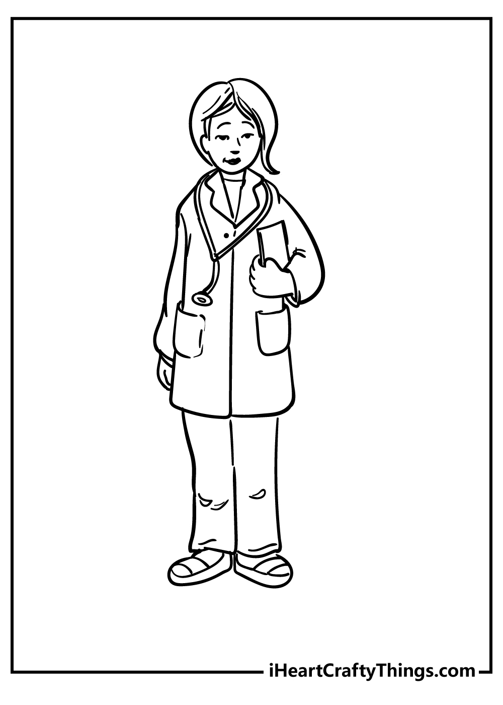 Doctor coloring pages free printables