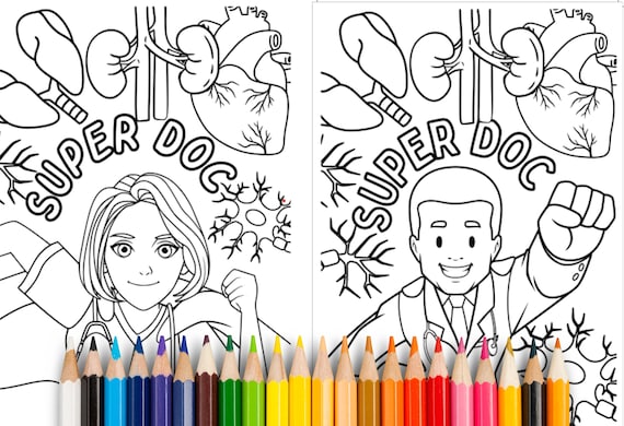 Doctor coloring pages doctor doodle medical activity dr coloring sheet doctor appreciation medical coloring medicine doodle printable