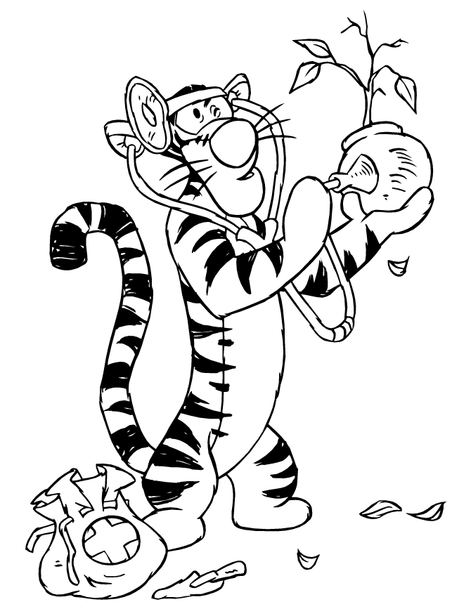 Doctor coloring pages