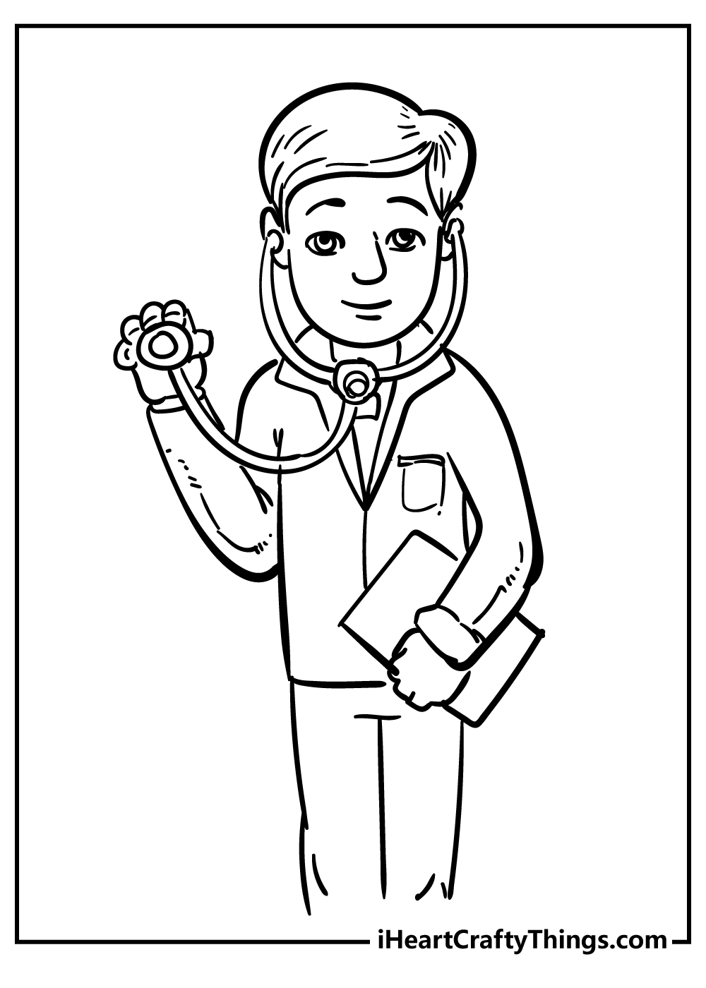 Doctor coloring pages free printables