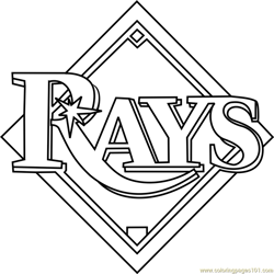 Sports logos coloring pages for kids