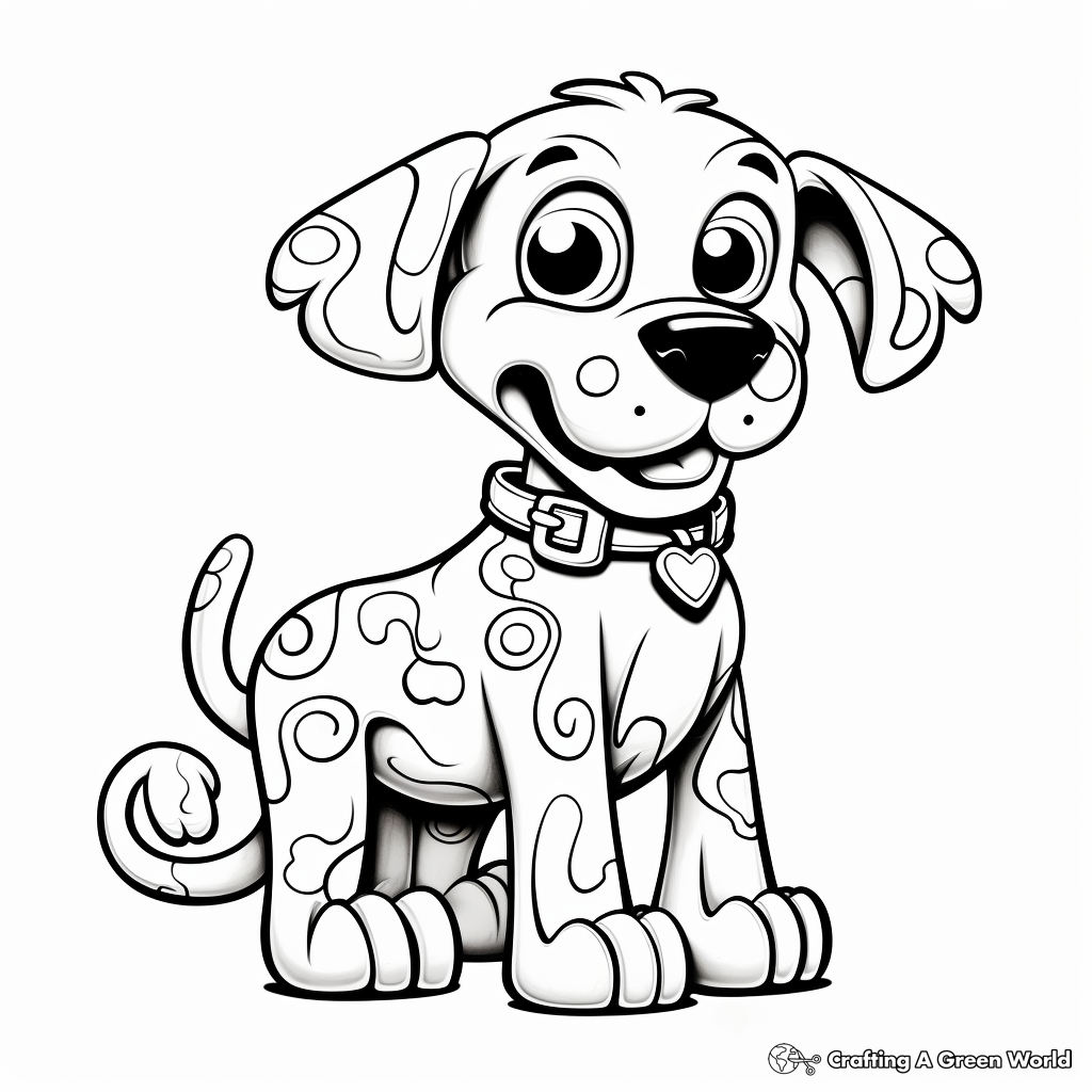 Dog bone coloring pages
