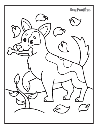Dog coloring pages