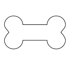 Free printable dog bone template