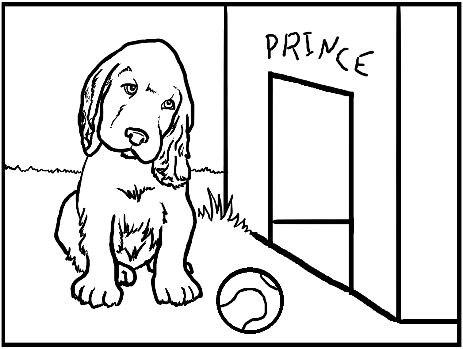 Free printable dog coloring pages for kids