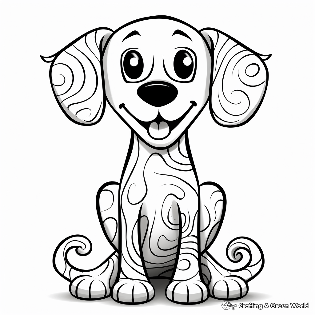 Dog bone coloring pages