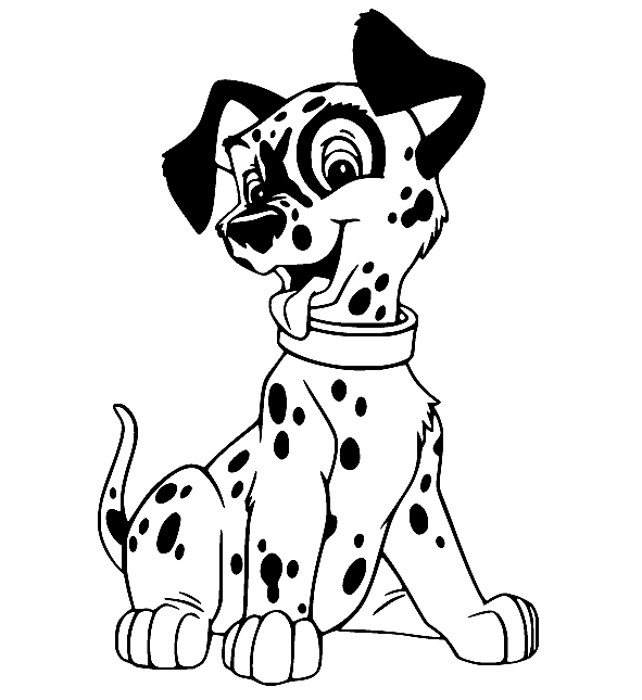 Dalmatians coloring pages printable for free download