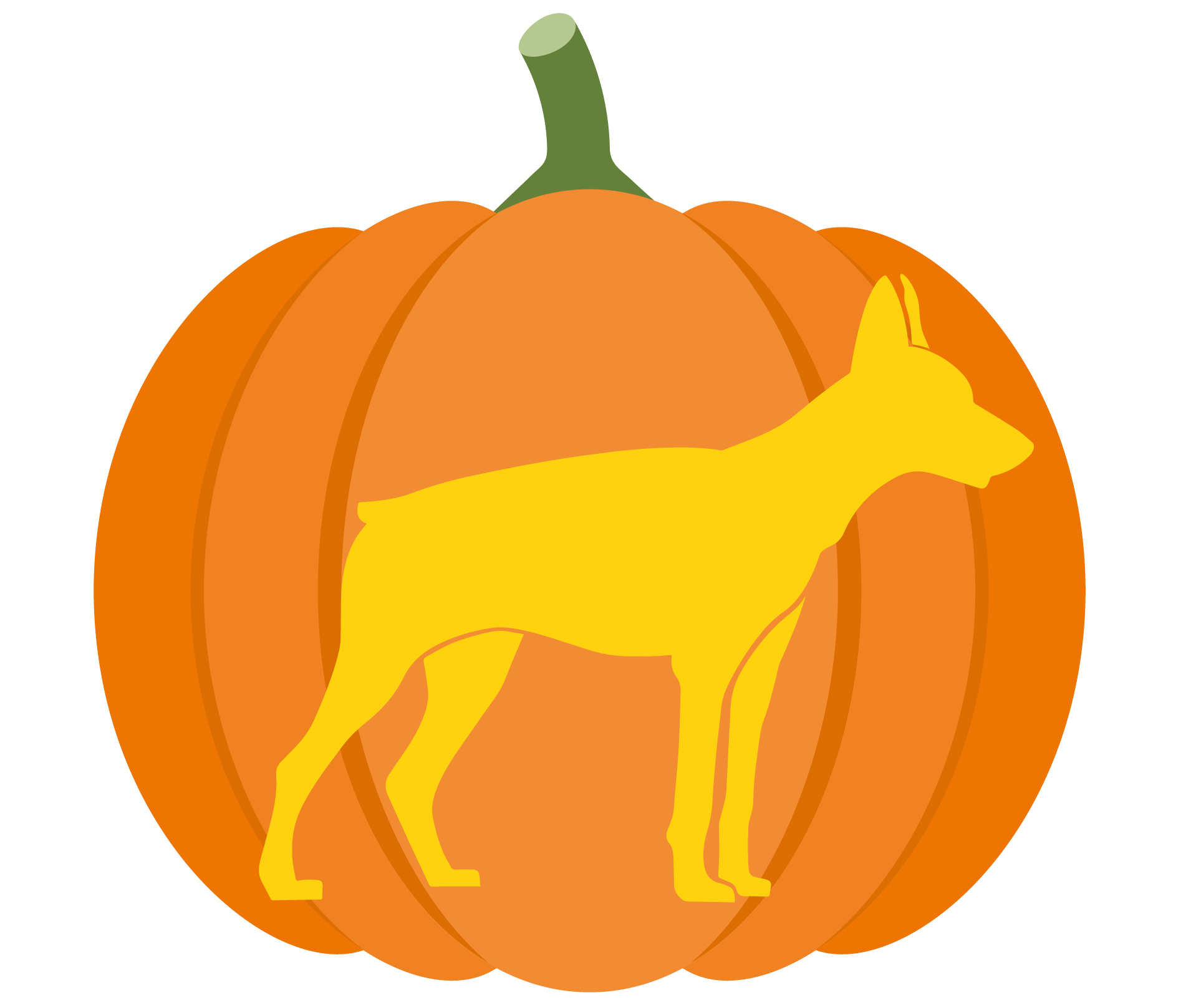 Dog pumpkin stencil free printable papercraft templates