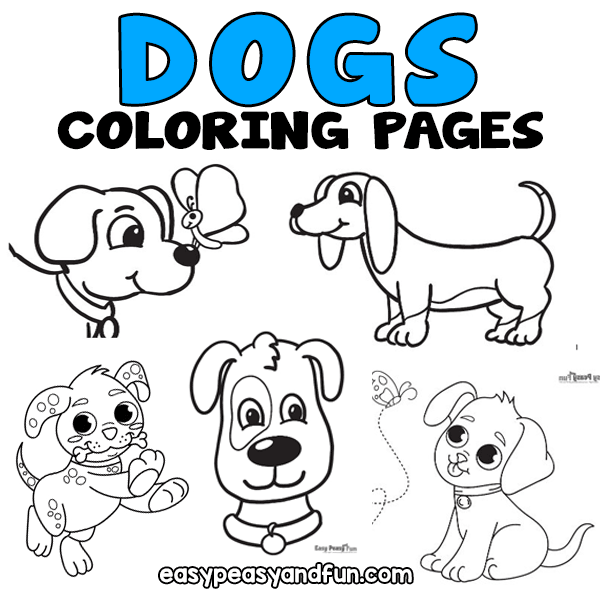 Dog coloring pages