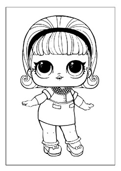 Printable doll coloring pages engaging activities for kids and collectors p