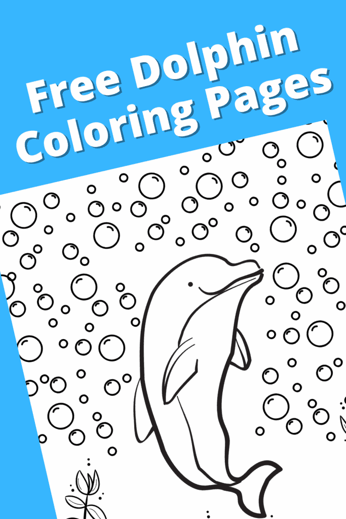 Fun free printable dolphin coloring pages