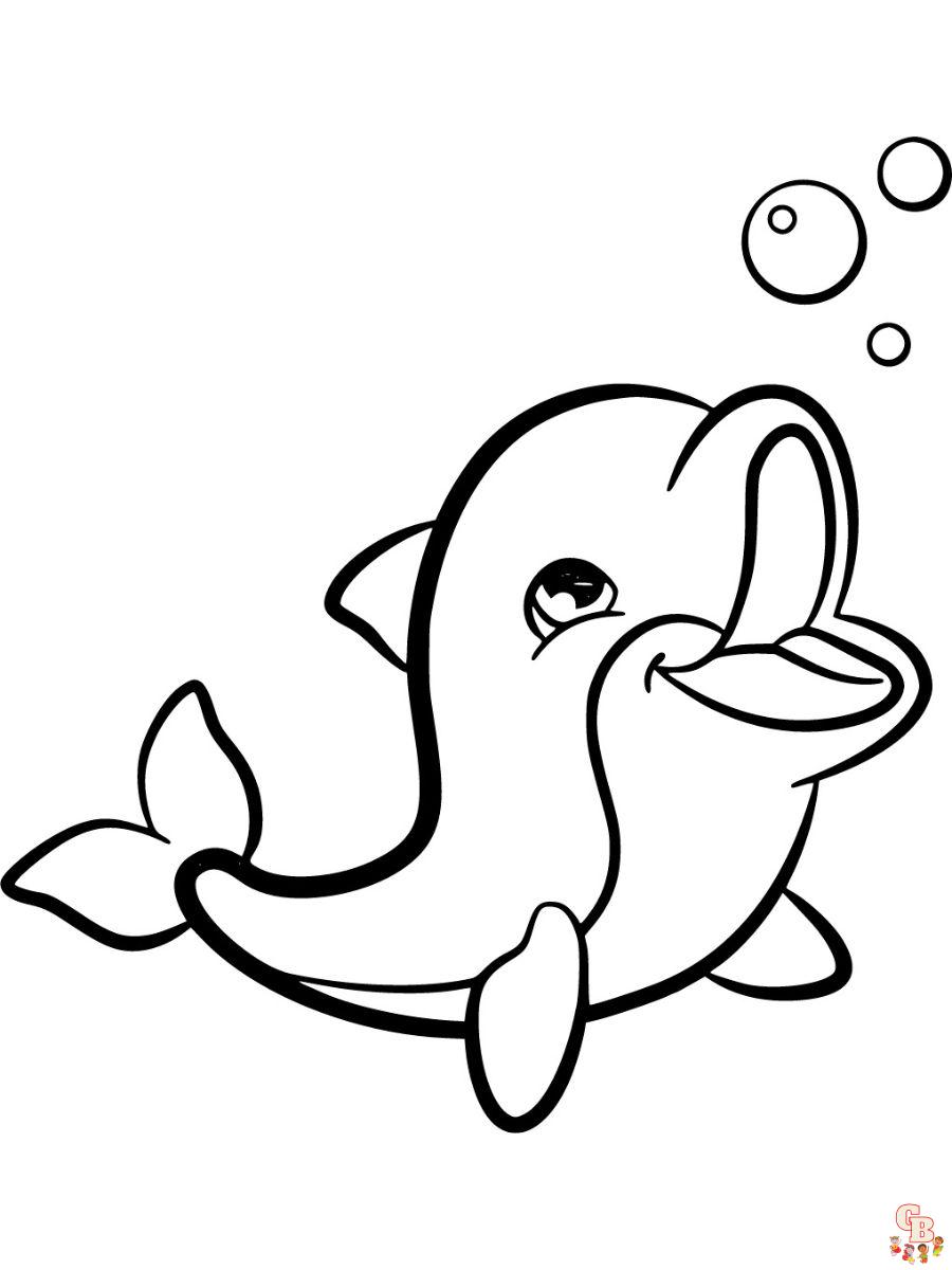 Discover the best collection of dolphins coloring pages