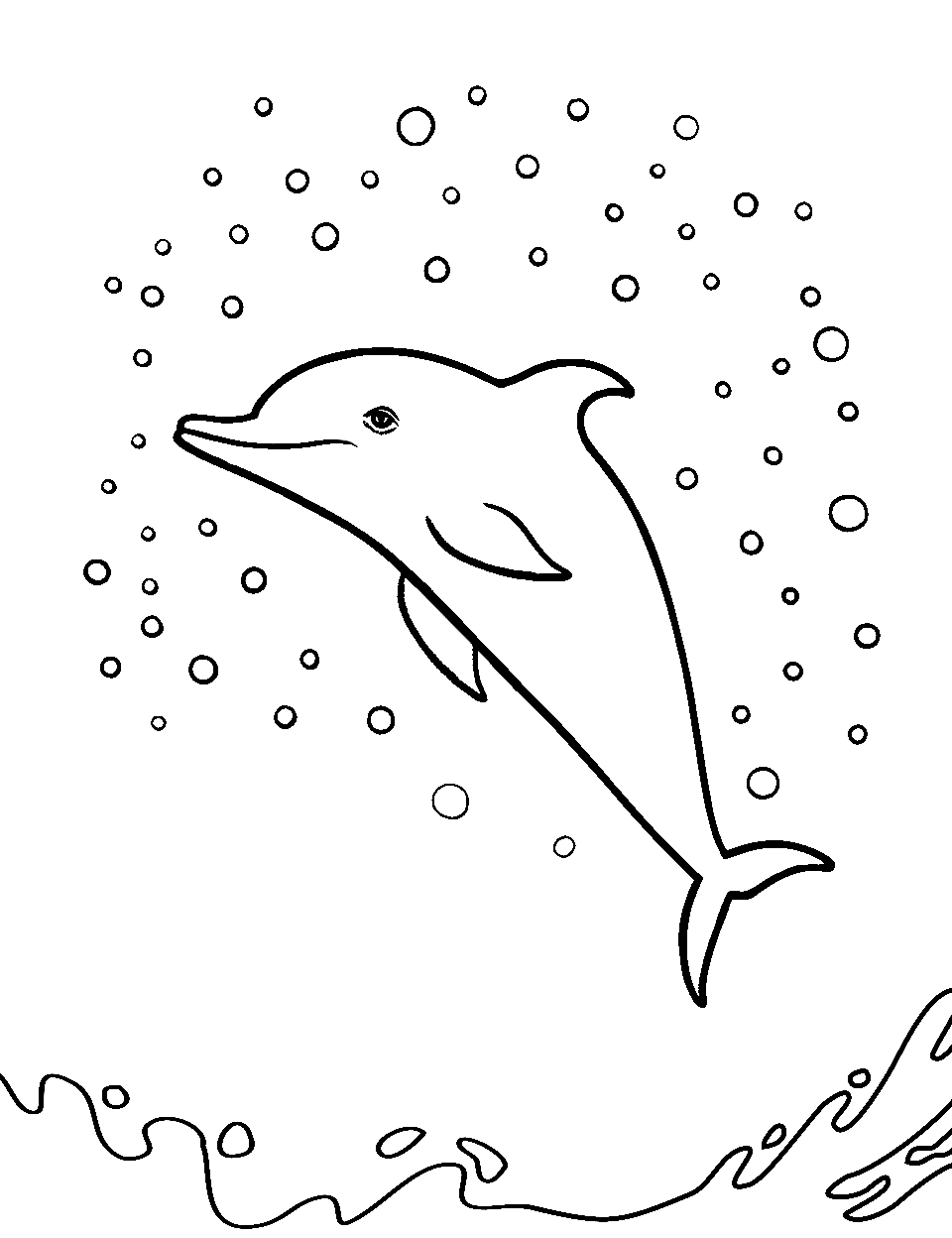 Dolphin coloring pages free printable sheets