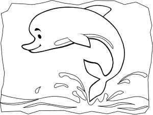 Dolphins coloring pages and printable activities