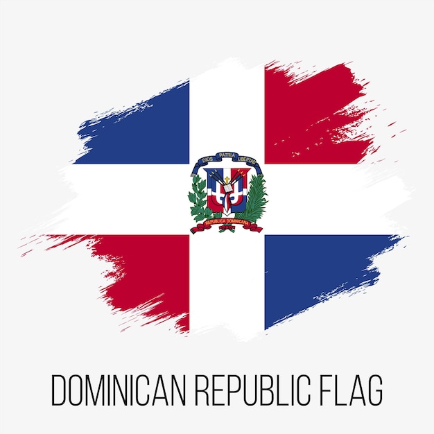 Premium vector dominican republic vector flag dominican republic flag for independence day